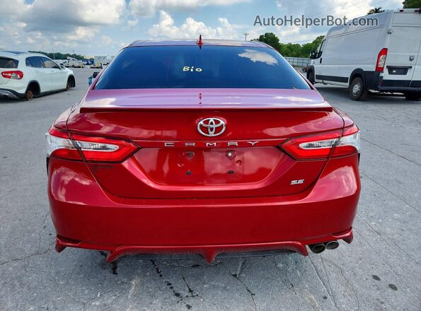 4T1G11AK3LU375701 2020 TOYOTA CAMRY Burgundy Rear view