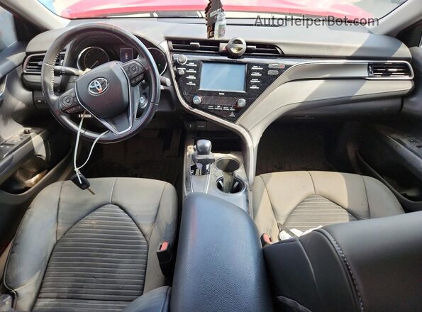 4T1G11AK3LU375701 2020 TOYOTA CAMRY Burgundy Dashboard view