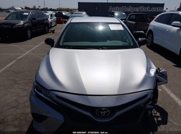 4T1G11AK3LU375987 2020 TOYOTA CAMRY Серебряный Вид щитка приборов
