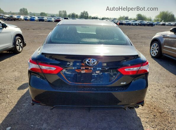 4T1G11AK3LU969995 2020 TOYOTA CAMRY Black Widok z tyłu