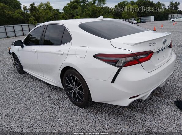 4T1G11AK3MU594191 2021 TOYOTA CAMRY White უკანა მარცხენა
