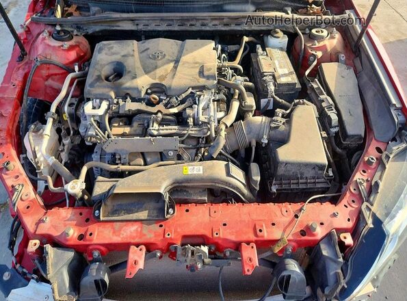 4T1G11AK4LU310050 2020 TOYOTA CAMRY Red უკანა სალონის ხედი