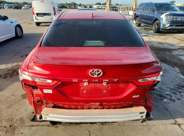4T1G11AK4LU310050 2020 TOYOTA CAMRY Red უკანა ხედი