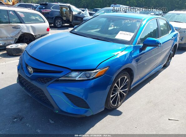 4T1G11AK4LU316141 2020 TOYOTA CAMRY Blue Przód lewy
