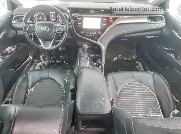 4T1G11AK4LU374752 2020 TOYOTA CAMRY Black წინა პანელის ხედი