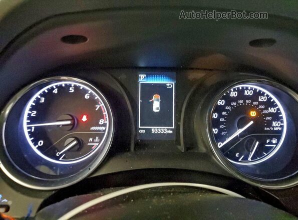 4T1G11AK4LU399795 2020 TOYOTA CAMRY White Instrument cluster view