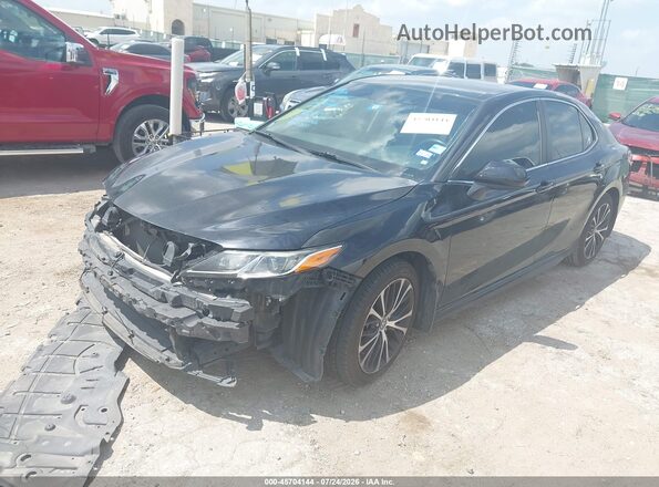 4T1G11AK4LU878539 2020 TOYOTA CAMRY Black Vista tres cuartos delantera izquierda