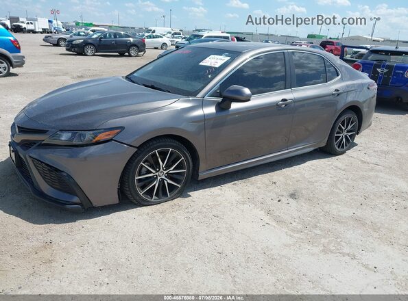 4T1G11AK6MU551920 2021 TOYOTA CAMRY Серый Передняя левая четверть