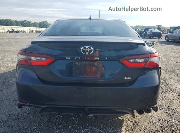 4T1G11AK6MU553800 2021 TOYOTA CAMRY Blue Вид ззаду
