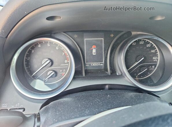 4T1G11AK7LU306848 2020 TOYOTA CAMRY Blue Вид щитка приладів