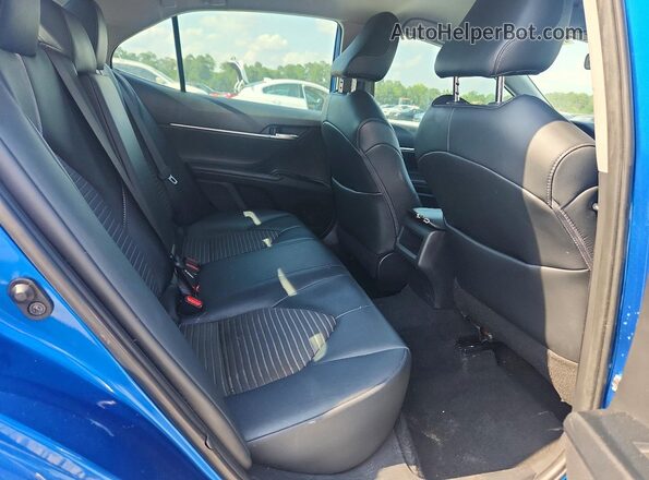 4T1G11AK7LU306848 2020 TOYOTA CAMRY Blue Вид задніх сидінь