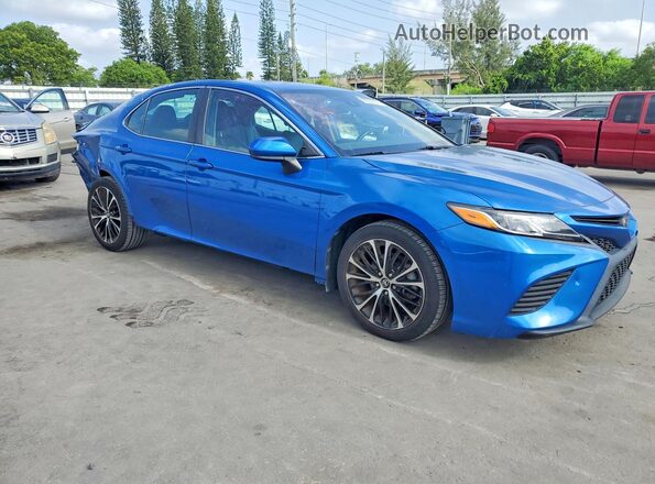 4T1G11AK7LU332883 2020 TOYOTA CAMRY Blue Front right