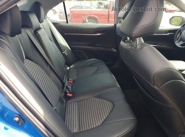 4T1G11AK7LU332883 2020 TOYOTA CAMRY Blue Rear seats view