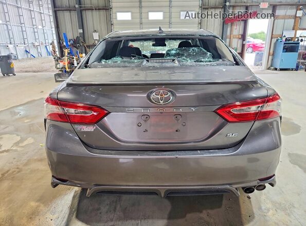 4T1G11AK7LU885159 2020 TOYOTA CAMRY Gray Вид ззаду