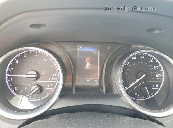 4T1G11AK7LU895769 2020 TOYOTA CAMRY Charcoal Widok zestawu wskaźników