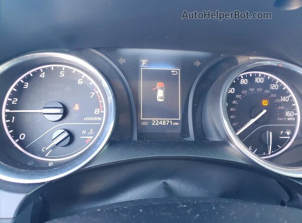 4T1G11AK8LU332374 2020 TOYOTA CAMRY Красный Вид щитка приборов