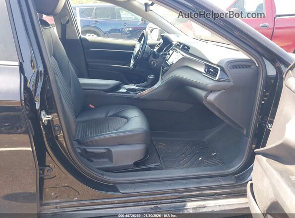 4T1G11AK9LU372351 2020 TOYOTA CAMRY Black Widok wnętrza z przodu