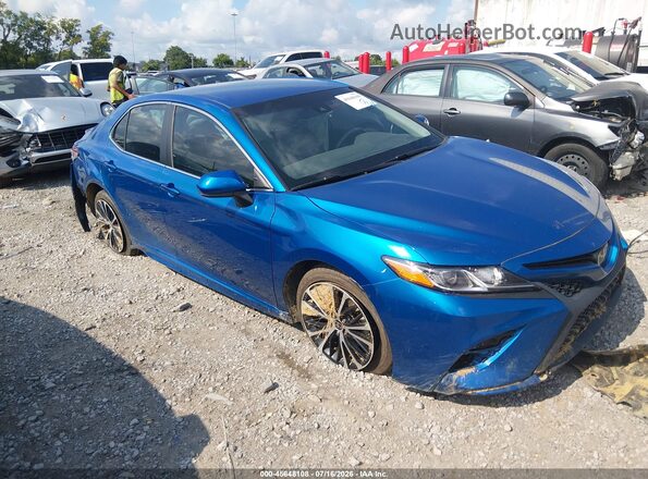 4T1G11AK9LU376044 2020 TOYOTA CAMRY Blue Front view
