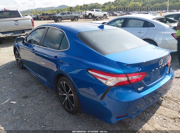 4T1G11AK9LU376044 2020 TOYOTA CAMRY Blue Rear left