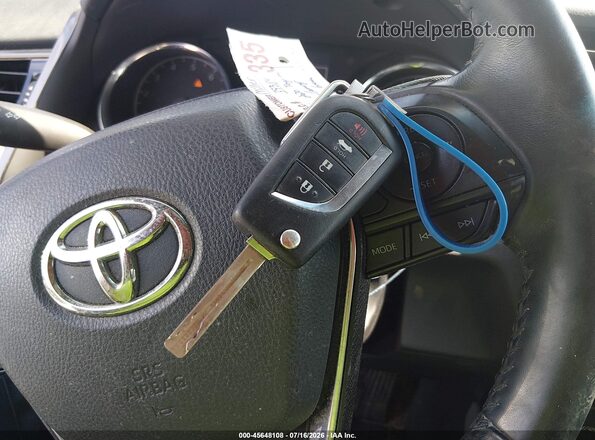 4T1G11AK9LU376044 2020 TOYOTA CAMRY Blue Dashboard view
