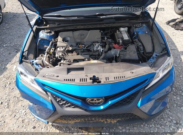 4T1G11AK9LU376044 2020 TOYOTA CAMRY Blue Rear view