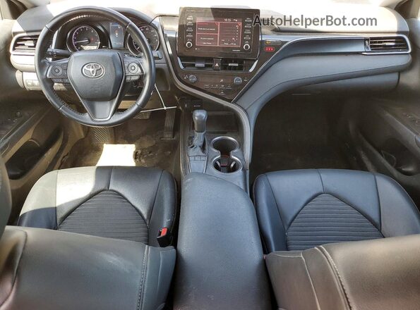 4T1G11AK9NU633190 2022 TOYOTA CAMRY Gray Вид панелі приладів
