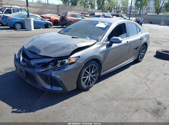 4T1G11AKXMU534876 2021 TOYOTA CAMRY Gray Przód lewy
