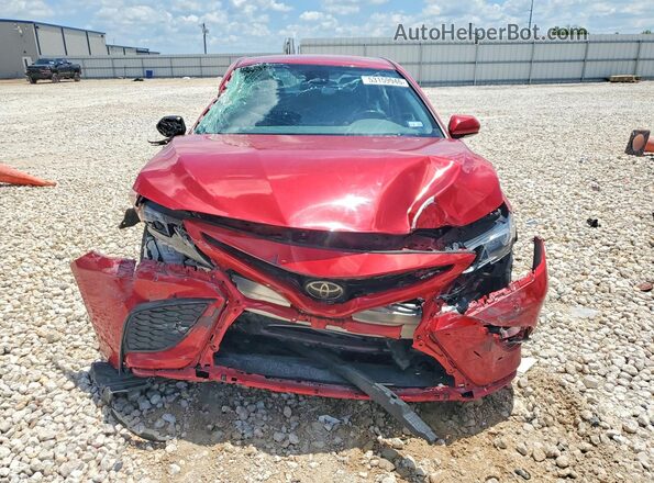 4T1G11AKXPU094792 2023 TOYOTA CAMRY Red Front view