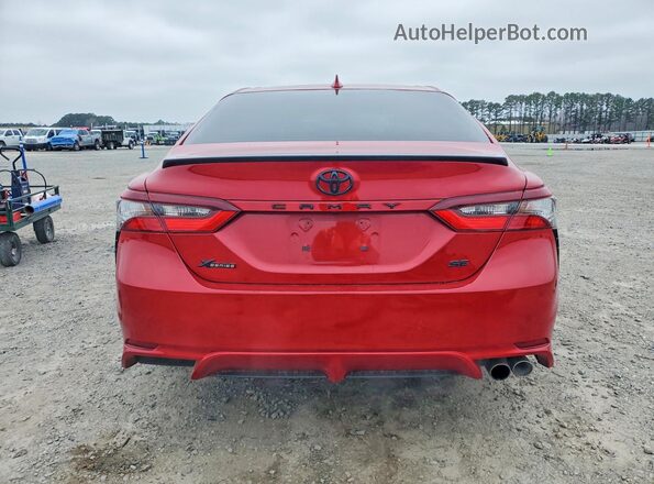 4T1G11AKXPU120579 2023 TOYOTA CAMRY Red Rear view