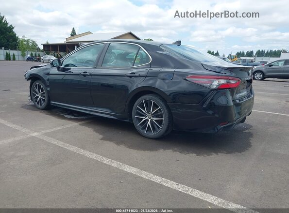 4T1G11BK1MU036922 2021 TOYOTA CAMRY Black Trasero izquierdo