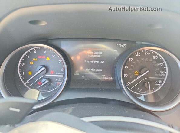4T1G11BK2PU104651 2023 TOYOTA CAMRY Белый Вид щитка приборов