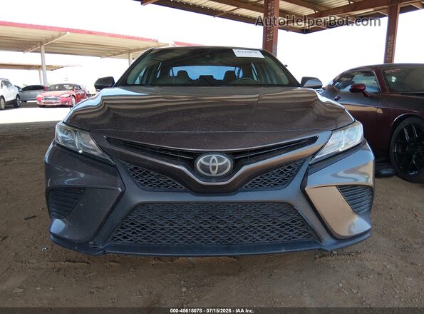 4T1G11BK3LU009249 2020 TOYOTA CAMRY Gray Widok zestawu wskaźników