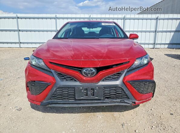 4T1G11BK3MU036422 2021 TOYOTA CAMRY Red Դիմացի տեսք