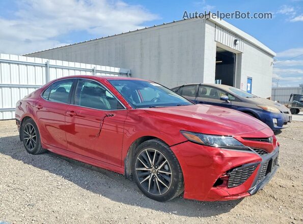 4T1G11BK3MU036422 2021 TOYOTA CAMRY Red Առջևի աջ