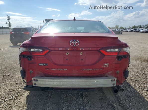 4T1G11BK3MU036422 2021 TOYOTA CAMRY Red Հետևի տեսք