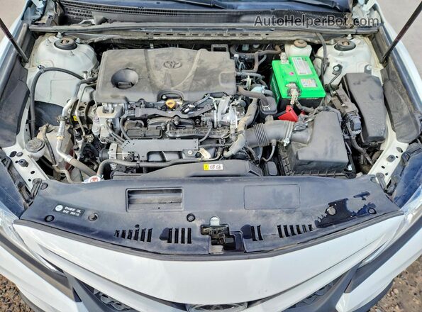 4T1G11BK8LU002782 2020 TOYOTA CAMRY White Widok wnętrza z tyłu