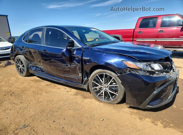 4T1G31AK3MU547740 2021 TOYOTA CAMRY Синий Передняя правая четверть