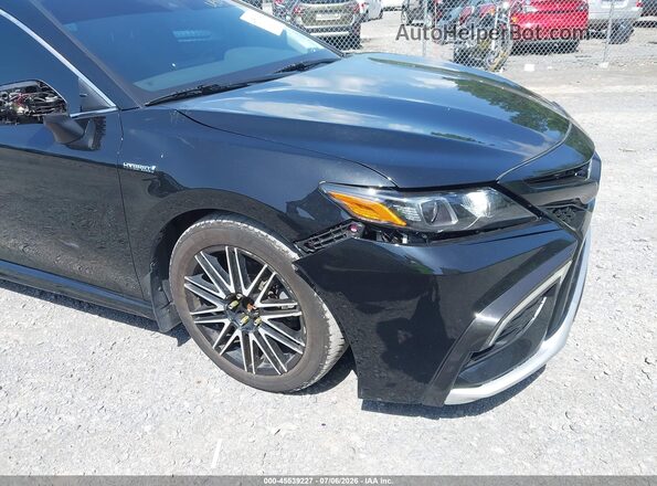 4T1G31AKXMU551011 2021 TOYOTA CAMRY Black Դիմացի տեսք