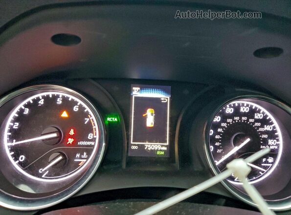 4T1J11AK1LU924348 2020 TOYOTA CAMRY White Instrument cluster view