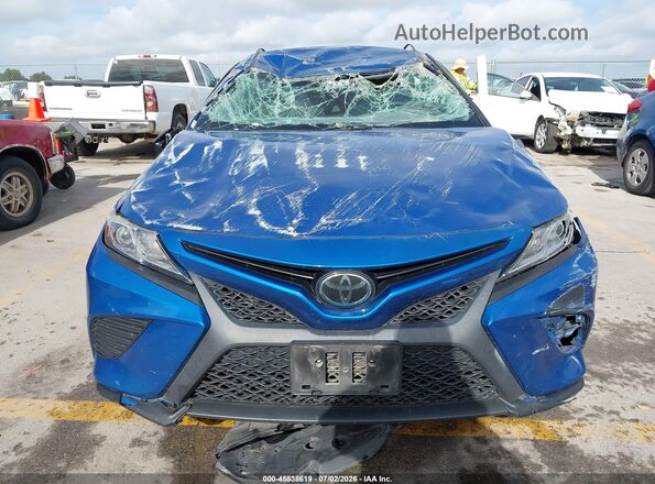 4T1J11AK3LU393072 2020 TOYOTA CAMRY Blue Սարքավորումների վահանակի տեսք