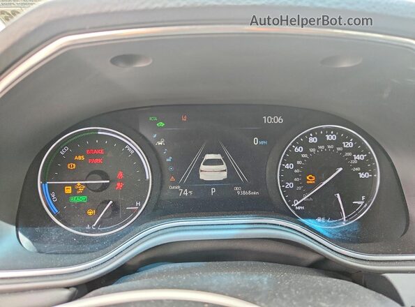 4T1JA1AB3MU002178 2021 TOYOTA AVALON White ხელსაწყოთა პანელის ხედი