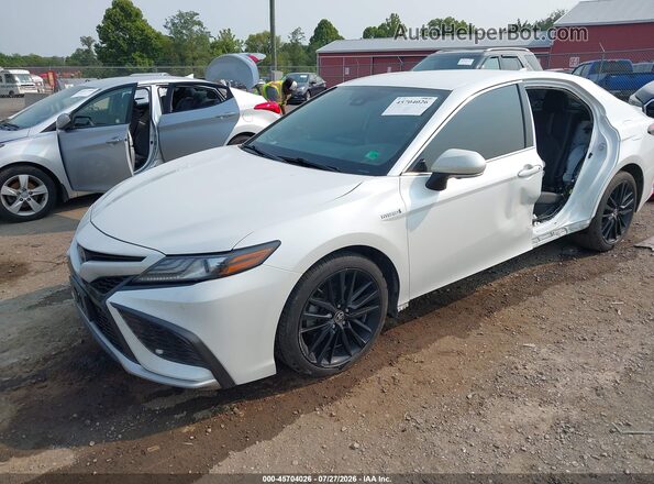4T1K31AK0MU558446 2021 TOYOTA CAMRY White Vista tres cuartos delantera izquierda