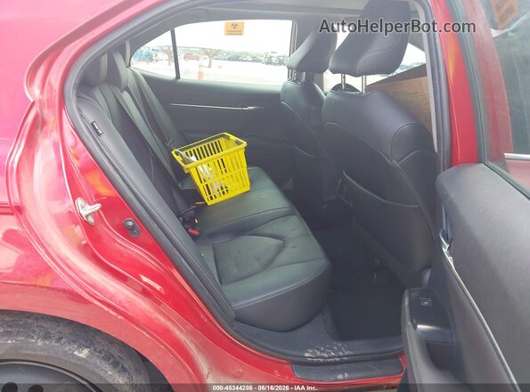 4T1K61AK4LU397864 2020 TOYOTA CAMRY Red Vista de la etiqueta del VIN