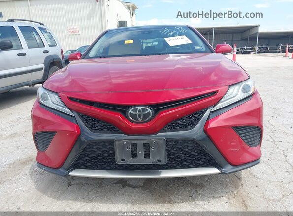 4T1K61AK4LU397864 2020 TOYOTA CAMRY Red Vista del cuadro de instrumentos