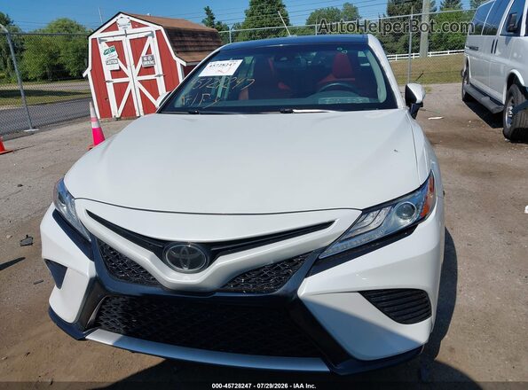 4T1K61AK8LU396104 2020 TOYOTA CAMRY White Вид щитка приладів