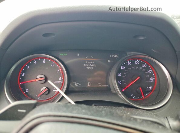 4T1K61AK8PU731268 2023 TOYOTA CAMRY White Вид щитка приладів