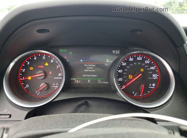 4T1K61AK9LU953344 2020 TOYOTA CAMRY White Widok zestawu wskaźników