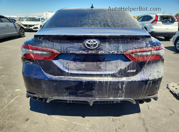 4T1K61AKXMU426477 2021 TOYOTA CAMRY Blue Vista trasera