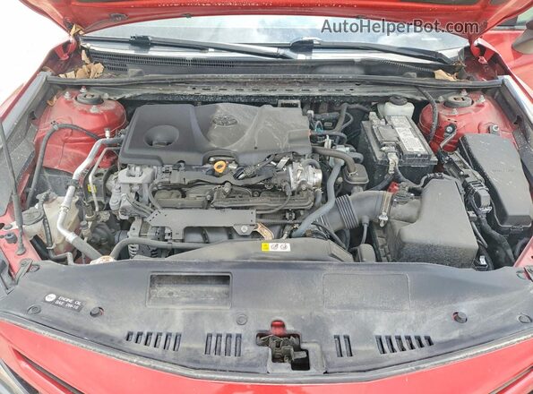 4T1K61BK8MU021393 2021 TOYOTA CAMRY Red Սալոնի հետևի տեսք