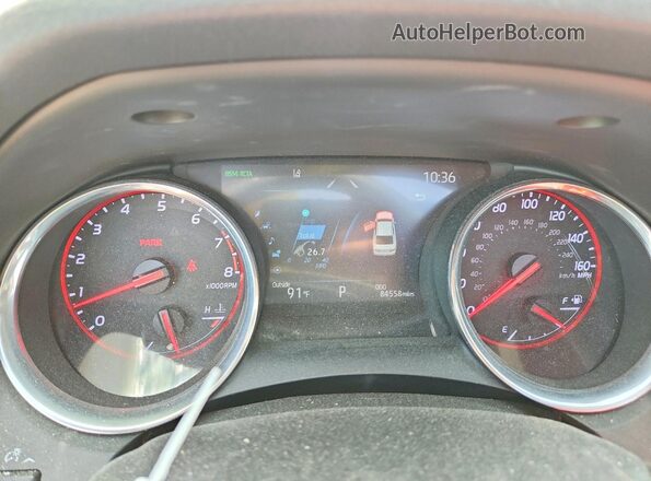 4T1KZ1AK0LU033836 2020 TOYOTA CAMRY Silver Widok zestawu wskaźników
